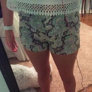 Forever 21 Paisley Shorts